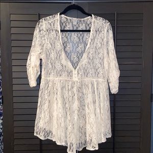 american rag lace top